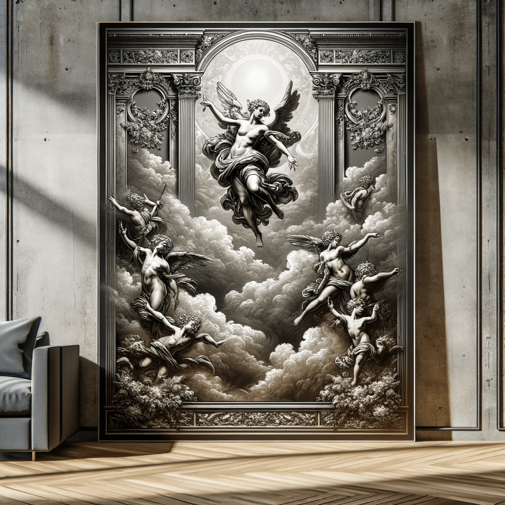 "Uncovering the Elegance of Baroque Influences in Contemporary Metal Poster Art" - Metal Poster Art