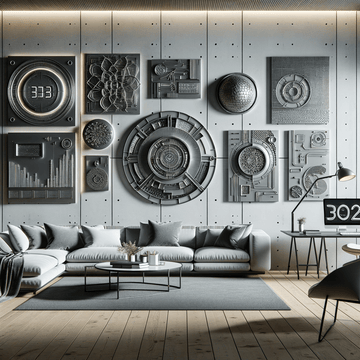 "Unlocking Modern Decor: A Trendy Guide to Metal Poster Plates as an Alternative Decor in Your Interior Spaces" - Metal Poster Art