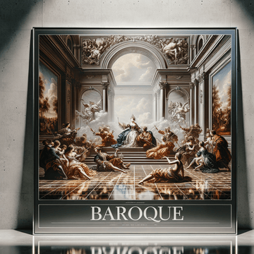 "Blending Timeless Baroque Art & Modernity: An Insight into Metal Posters" - Metal Poster Art