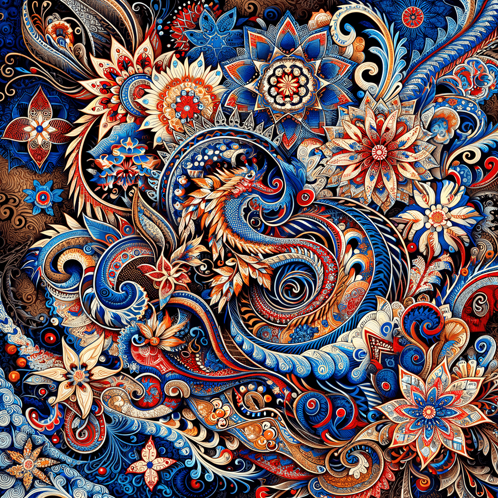 "Unravelling the Cultural Maze: A Detailed Guide to Indonesian Batik Art Beauty and Its Global Influence" - Metal Poster Art