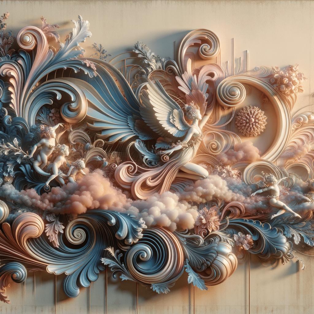 "Combining Elegance and Durability: Exploring Rococo Influence in Contemporary Metal Art" - Metal Poster Art