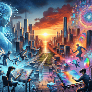 "Digital Art Revolution: The Evolution and Impact of Creative Innovations in the Future of Art" - Metal Poster Art
