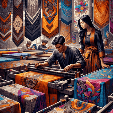 Discover the Mystical Charm of Batik: Unraveling Indonesia's Traditional Textile Art - Metal Poster Art