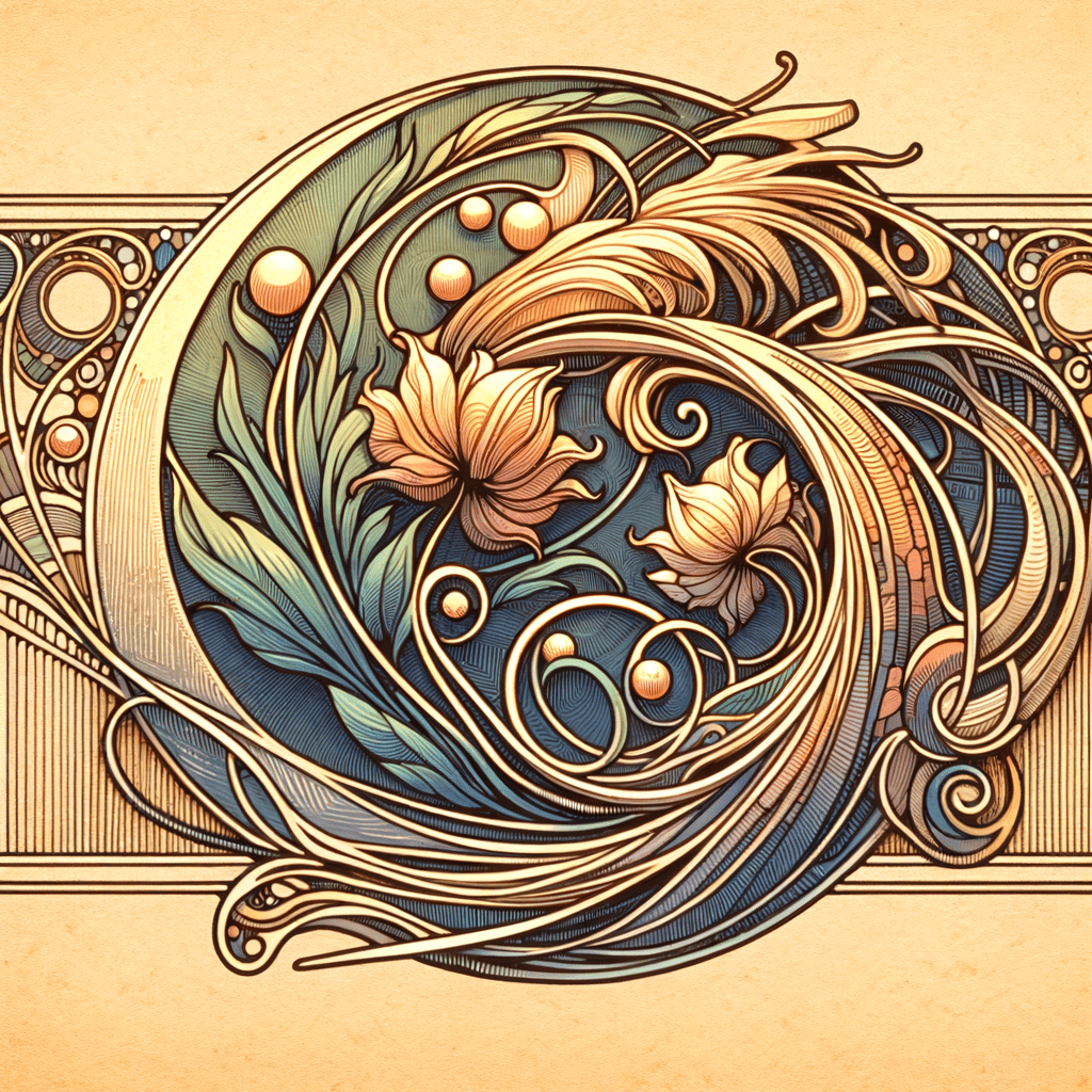 "Art Nouveau: A Timeless Influence and Significant Moment in Modern Design - Exploring Its Elegance and Impact on Contemporary Culture" - Metal Poster Art