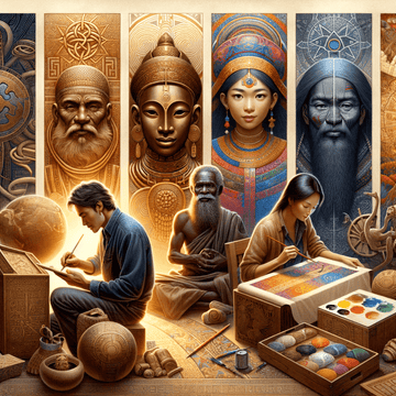 Exploring Non-Western Art: A Cultural Journey Through Global Styles and Traditions - Metal Poster Art