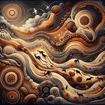 Exploring the Cultural Splendor of Australian Aboriginal Art: A Journey Through Dreamtime Symbols and Stories| Metal Poster Art - Metal Poster Art