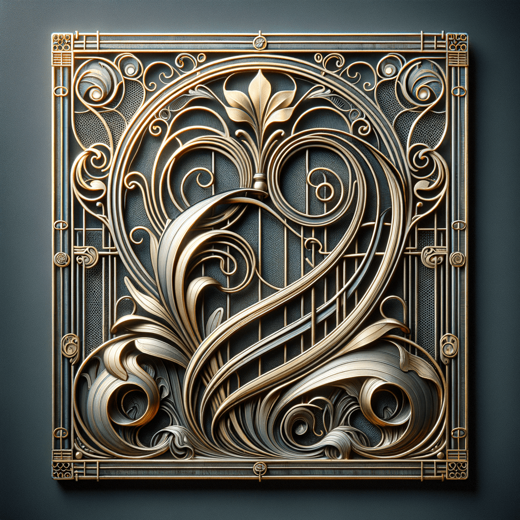 "Exploring the Impact of Art Nouveau on Contemporary Metal Poster Designs" - Metal Poster Art