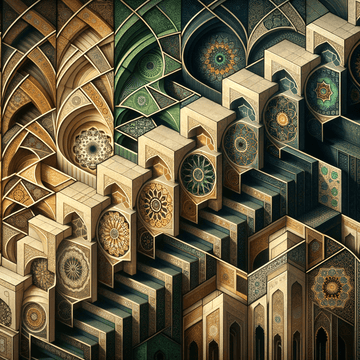 Exploring the Influence of Islamic Geometric Patterns in Modern Design and Architecture: A Journey through Timeless Beauty and Mathematical Precision| Metal Poster Art - Metal Poster Art