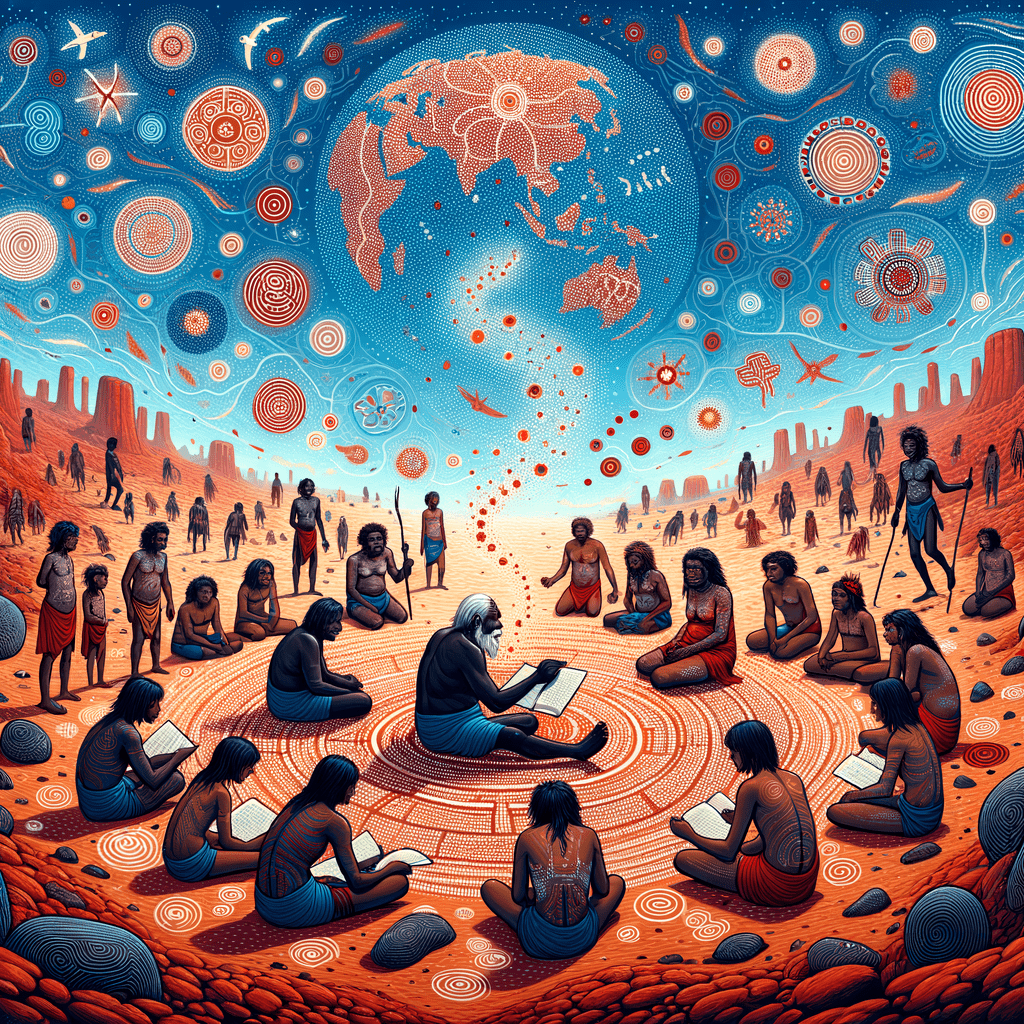 Exploring the Mystical Roots and Cultural Significance of Australian Aboriginal Art: Unveiling the Spiritual Stories and Techniques - Metal Poster Art