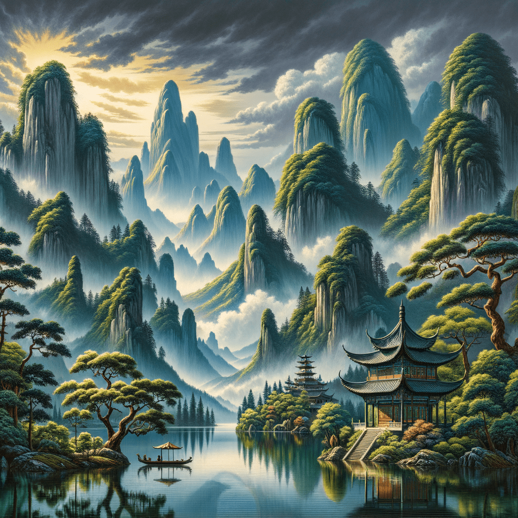 Exploring the Timeless Beauty of Chinese Landscape Art: Tradition, Innovation, and Spiritual Harmony| Metal Poster Art - Metal Poster Art