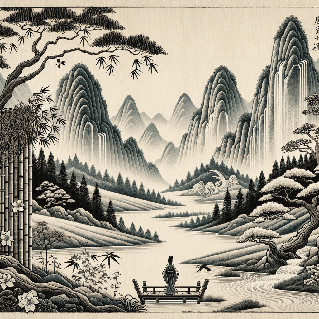 Exploring the Timeless Connection: Nature's Influence in Traditional Asian Art - Metal Poster Art