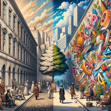 "Influencing the Streets: How Western Art Styles Shape Contemporary Urban Street Art" | Metal Poster Art - Metal Poster Art