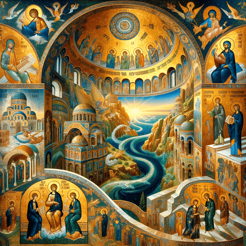 Journey Through the Majesty of Byzantine Art: Unraveling Symbolism and Techniques in Iconic Masterpieces - Metal Poster Art