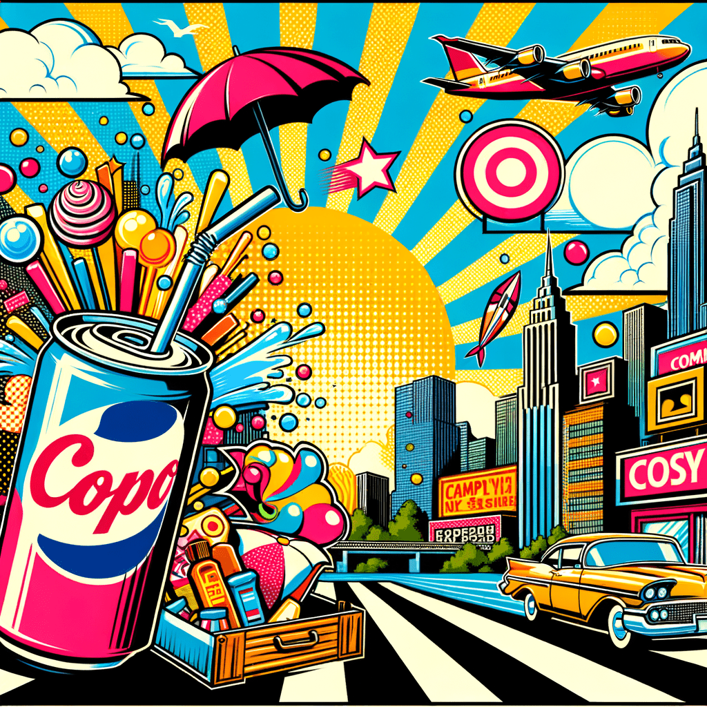 "Revel in Joy: Exploring the Vibrant World of Pop Art Celebrating Everyday Life"| Metal Poster Art - Metal Poster Art