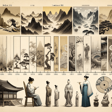 The Journey of Asian Art: Traditional to Contemporary - Exploring the Evolution and Diversity - Metal Poster Art