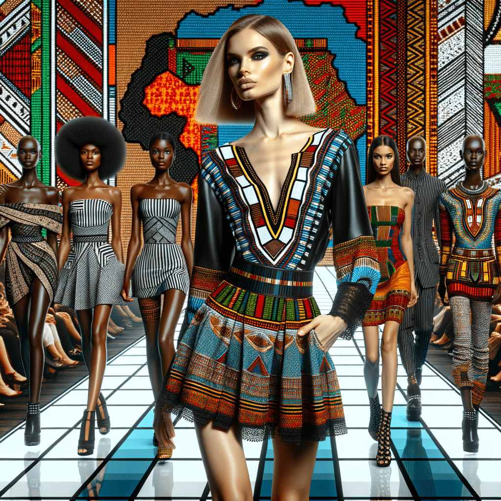 "The Timeless Influence: How Traditional African Patterns Shape Contemporary Fashion Design" - Metal Poster Art