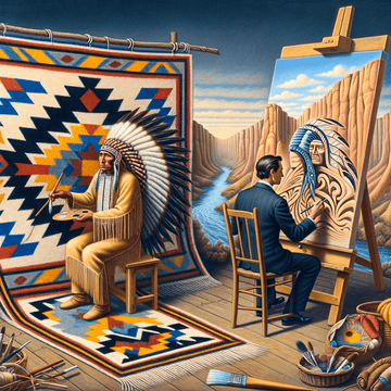 Uncovering the Connection: How Native American Art Shapes Western Art Styles - Metal Poster Art