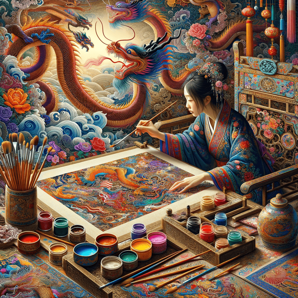 Uncovering the Enchantment of Chinese Silk Painting: A Journey into an Ancient and Timeless Art Form| Metal Poster Art - Metal Poster Art