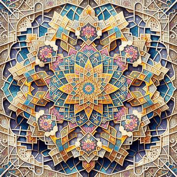 Unlocking the Allure of Islamic Geometric Patterns: A Fusion of Art, Mathematics, and Culture| Metal Poster Art - Metal Poster Art