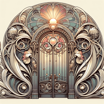 "Unlocking the Beauty of Art Nouveau: Discovering Its Intricate Designs and Symbolism" | Metal Poster Art - Metal Poster Art