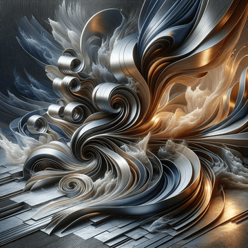"Unveiling the Captivating World of Abstract Metal Art - A Detailed Exploration" - Metal Poster Art