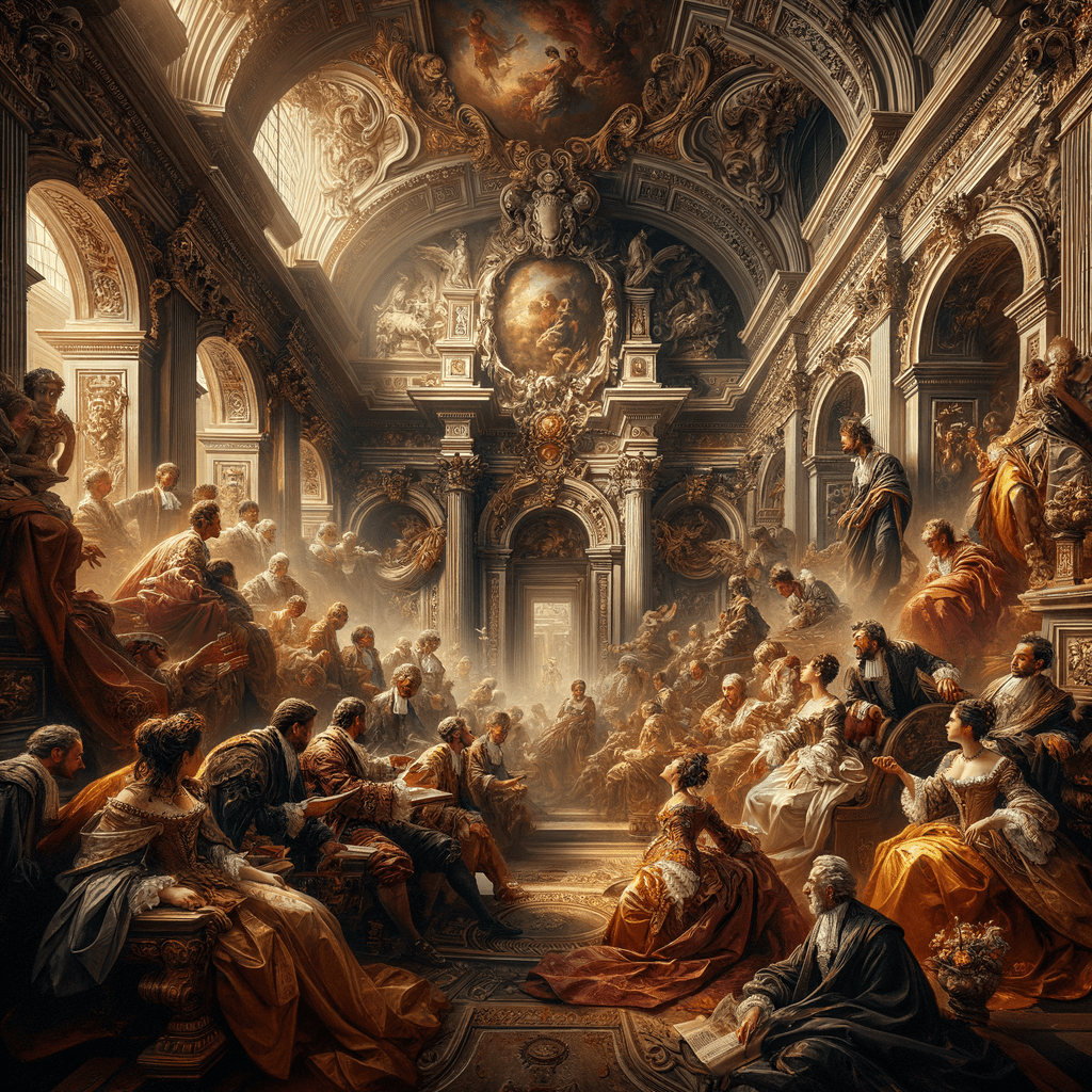 Unveiling the Grandeur and Drama of Baroque Art: A Dive into the Intricate Details and Emotional Impact - Metal Poster Art