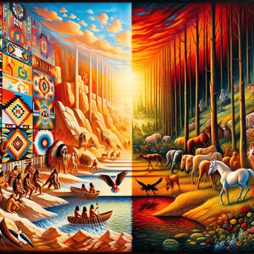 "Unveiling the Legacy: How Native American Art Influence Transformed Western Art Styles" | Metal Poster Art - Metal Poster Art