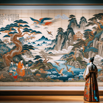 "Unveiling the Magnificence of Joseon Dynasty Paintings: A Journey Through Korean Art History"| Metal Poster Art - Metal Poster Art