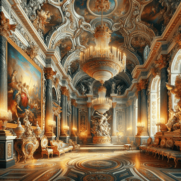 "Unveiling the Opulent World of Baroque Art: A Journey Through the Extravagant Era of Brilliance"| Metal Poster Art - Metal Poster Art