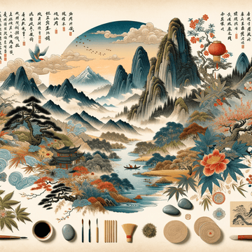 Unveiling the Splendor of Chinese Landscape Painting: A Journey through Nature, Tradition, and Artistic Inspiration| Metal Poster Art - Metal Poster Art