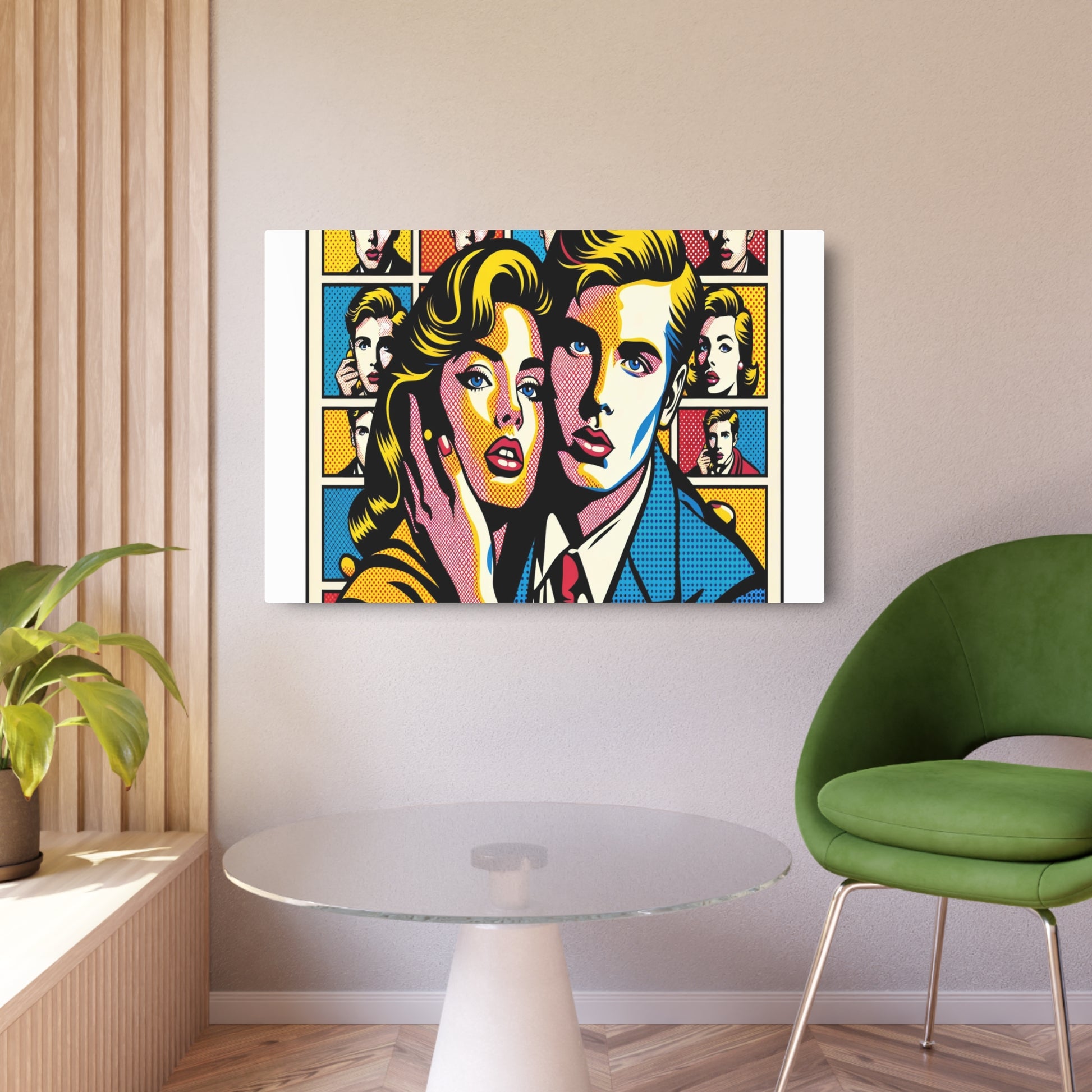 Metal Poster Art | "Vibrant Modern Pop Art: Bold Imagery and Color Saturation Inspired by Popular Culture"