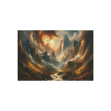 Metal Poster Art | "Romanticism Inspired Western Art - Expressive Passionate Emotion of Sublime Natural Beauty"