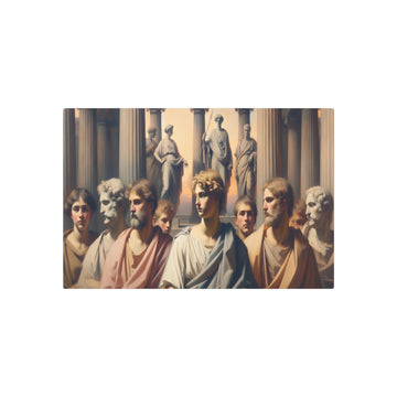 Metal Poster Art | "Neoclassicism Inspired Art Image - Western Art Styles Collection" - Metal Poster Art 30″ x 20″ (Horizontal) 0.12''