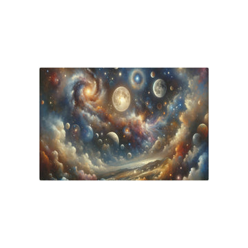 Metal Poster Art | "Romanticism Style Western Art: Celestial Bodies & Cosmological Phenomena Inspired Artwork" - Metal Poster Art 30″ x 20″ (Horizontal) 0.12''