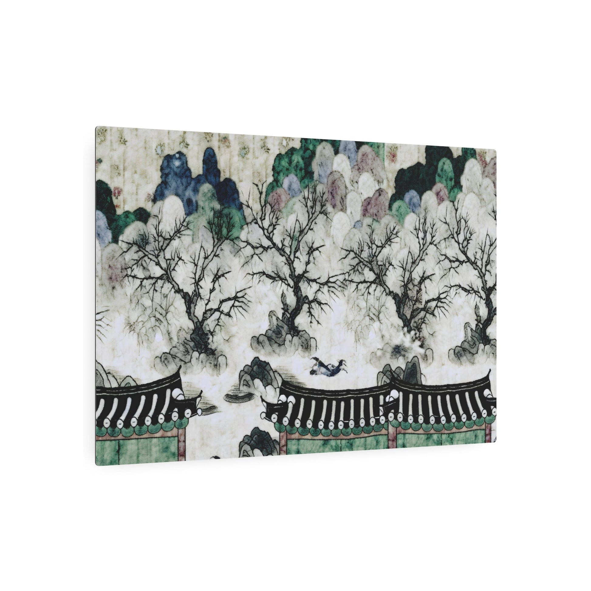 Metal Poster Art | "Authentic Joseon Dynasty-Inspired Korean Artwork - Traditional Asian Art Styles" - Metal Poster Art 36″ x 24″ (Horizontal) 0.12''