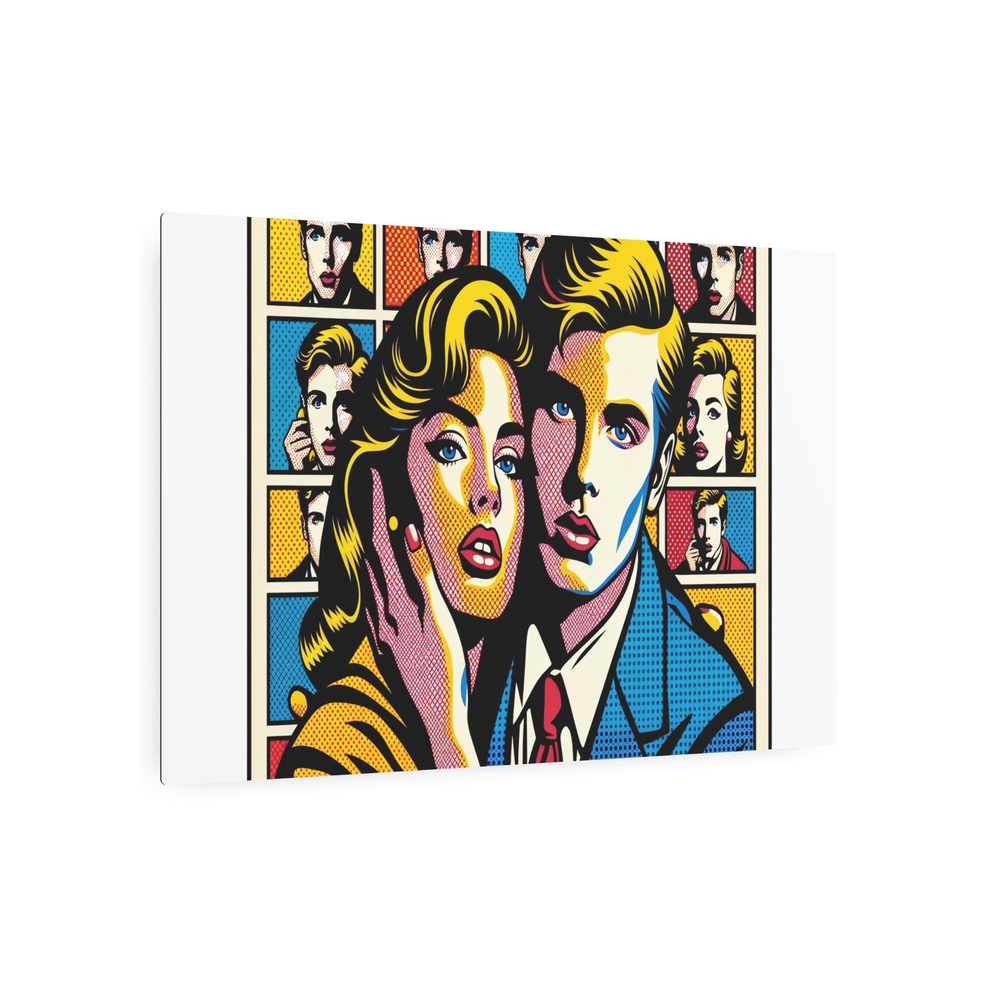 Metal Poster Art | "Vibrant Modern Pop Art: Bold Imagery and Color Saturation Inspired by Popular Culture"