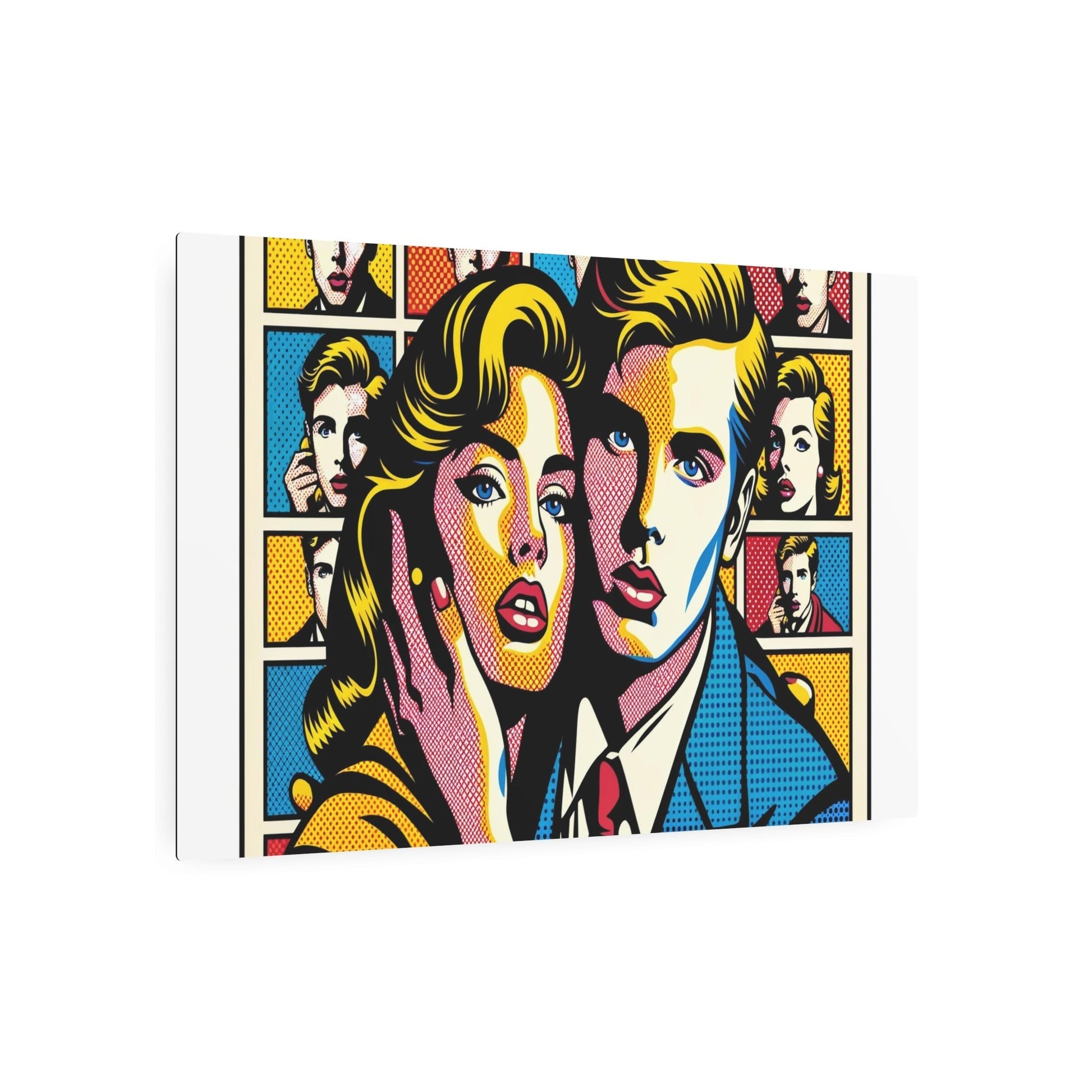 Metal Poster Art | "Vibrant Modern Pop Art: Bold Imagery and Color Saturation Inspired by Popular Culture"