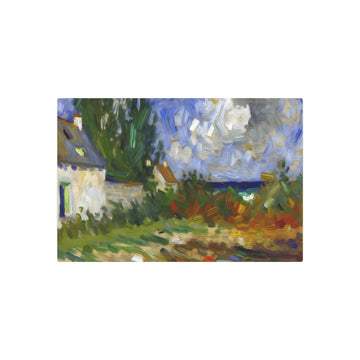 Metal Poster Art | "Impressionism-Inspired Artwork: Vivid Color Display with Emphasized Changing Light Qualities - Western Art Styles" - Metal Poster Art 30″ x 20″ (Horizontal) 0.12''